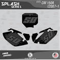 thumbnail image 3 of Kalair GFX Graphics Kit for Honda CRF150R (2007-2023) Splash Series, 3 of 5