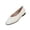 Beige,#038, variant on Women’s V-Cut Litchi Grain Square Toe Ballet Flats, Comfort Slip On Shoes, Lightweight Footwear, Casual & Office Everyday Wear,36