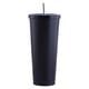thumbnail image 1 of Botella de vacío con pajita ZHCH acero inoxidable aislada 750ml color negro, 1 of 1