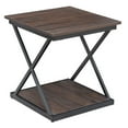 thumbnail image 2 of Home Square Metal Side Table in Brown and Black Finish - Set of 2, 2 of 5