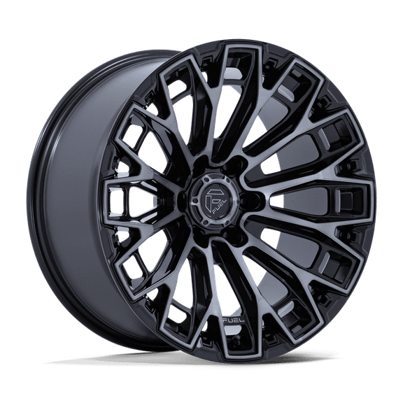 20x9 Fuel FC882 Trax Gloss Black Machined Face Dark Tinted Wheel 8x6.5 (1mm)