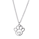 thumbnail image 3 of Collar para Mujer Huella de Gato Perro y Animales LuckyLy de Acero Inoxidable plateado UNITALLA, 3 of 8