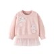 thumbnail image 3 of Sudaderas de cuento de hadas para niñas de 2 a 7 metros de salto, ropa de bebé de manga larga para otoño y primavera, camisetas con capucha para niños pequeños con gatos y luna, 3 of 5