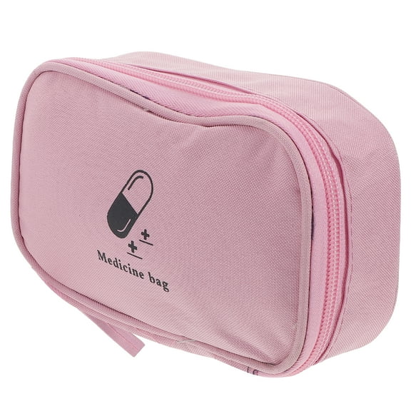 HOMEMAXS Medicine Bag Empty Travel Medication Pouch Zippered Medical Survival Carrier Handy Medicine Pills Package Organizer For Travel Home