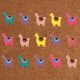thumbnail image 5 of 20 Piezas Alfileres de Metal y Madera JM Decoración de Pared Pony Alpaca, 5 of 5