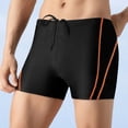 thumbnail image 6 of Fancifize Men's Square Leg Athletic Swim Jammers Durable Training Swimsuit for Men Adjustable Waist Swimming Shorts Swim Trunks, 6 of 6