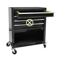 thumbnail image 6 of 4-Drawer Rolling Tool Cart with Wheels, Heavy-Duty Steel Tool Cabinet with Locking Casters, Black Multi-Functional Utility Cart for Garage & Workshop, 6 of 16