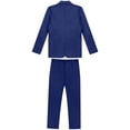 thumbnail image 4 of Yartina Men's Classic Slim Fit Business Tuxedo Outfits Notched Lapel Blazer Vest Trouser Wedding Royal Blue XXL, 4 of 6