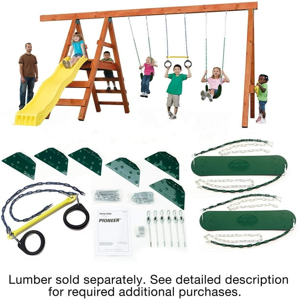 Pioneer Custom DIY Play Set Hardware Kit (wood not included) Walmart