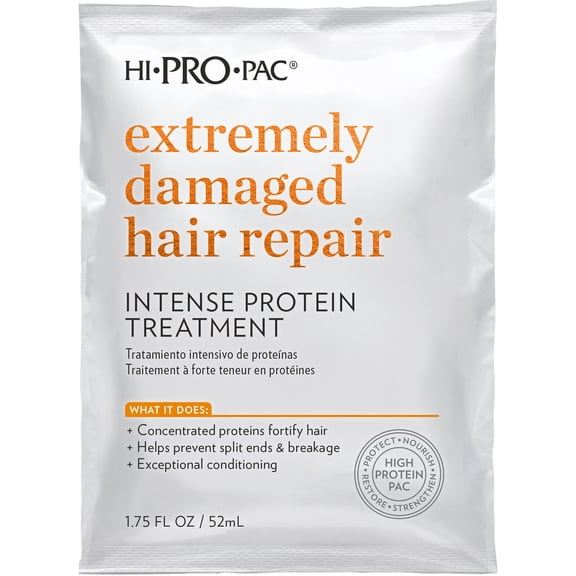 Hi Pro Pac Extremely Damaged Hair Repair Intense Protein Treatment 1.75 Oz., Pack of 3