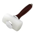 thumbnail image 4 of Martillo de nailon resistente para trabajos en cuero con mango de madera pulida. Cabeza en forma de T, 4 of 9