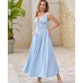 thumbnail image 4 of Vestido GLNEGE, corsé de verano, a media pierna, cuello en V, con bolsillos, 4 of 5