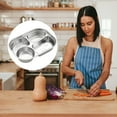 thumbnail image 2 of Stainless Steel 4-Section Kids Plate for Boys, Dishwasher Safe & Portable Toddler Dish with Patterns, Sturdy Meal Tray, 2 of 8