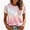Vermilion, variant on Womens Pink Ribbon Breast Cancer Awareness Shirts Gradient Color Block Print Short Sleeve Tops Casual Support Breast Cancer T Shirts