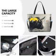 thumbnail image 3 of Easygdp Mystical Bull in Fog Bolsa de Viaje de Playa de Gran Capacidad, Bolsa Tote Perfecta para la Playa, Escapadas de Fin de Semana y Viajes, 3 of 7
