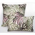 thumbnail image 3 of Pattaya Purple Palm 20x20 Cotton Throw Pillow Complete with Polyfill Insert, 3 of 4