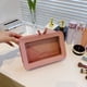 thumbnail image 5 of Bolsa de maquillaje transparente, sencilla y elegante, de color blanco, bolsa de almacenamiento de maquillaje de gran capacidad, bolso portátil de alta gama, 5 of 6