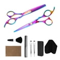 thumbnail image 2 of Hairdressing Scissors, Scissors Sets, Stainless Steel Thinning Scissors, Hairdressing Scissors, Thinning and Texturing Scissors. Professional Hair Dressing Sets., 2 of 9
