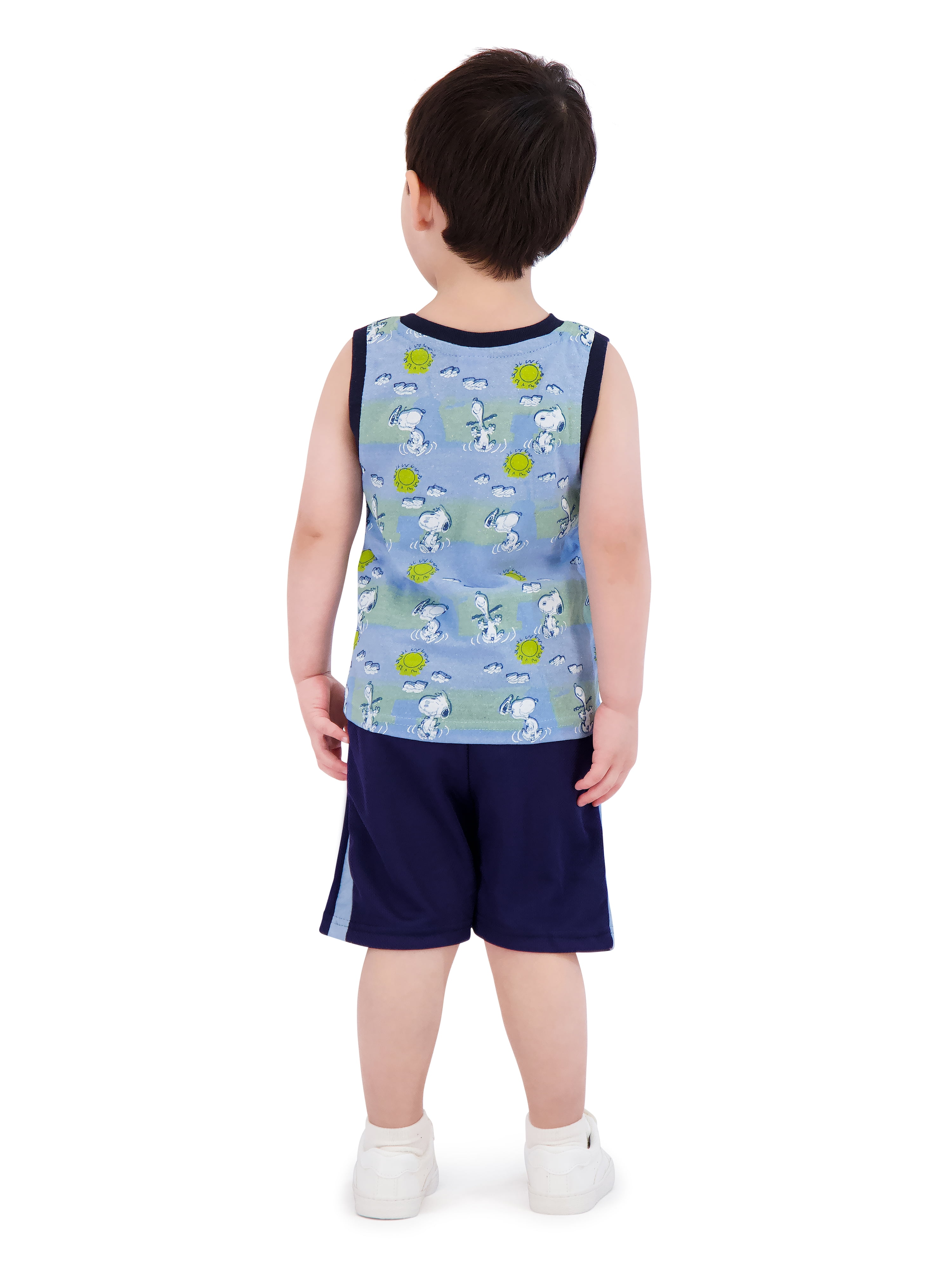 Snoopy Toddler Boy 3 Piece Short Set, Size 2T-4T