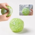 thumbnail image 2 of Squishy Clear Glitter Squeeze Stress Ball, Pastel Color Sequins Jelly Fidget Ball, Portable Anxiety Relief Toy, Party Favor and Desktop Decor Gift, 2 of 8