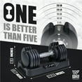 thumbnail image 5 of WF Athletic Supply Adjustable Dumbbell with Anti-Slip Turning Handle and Dumbbell Tray, Quick Weights Select, Suitable for Men and Women, 12.5LB / 25LB / 50LB / 55LB Size Options Available, 5 of 9