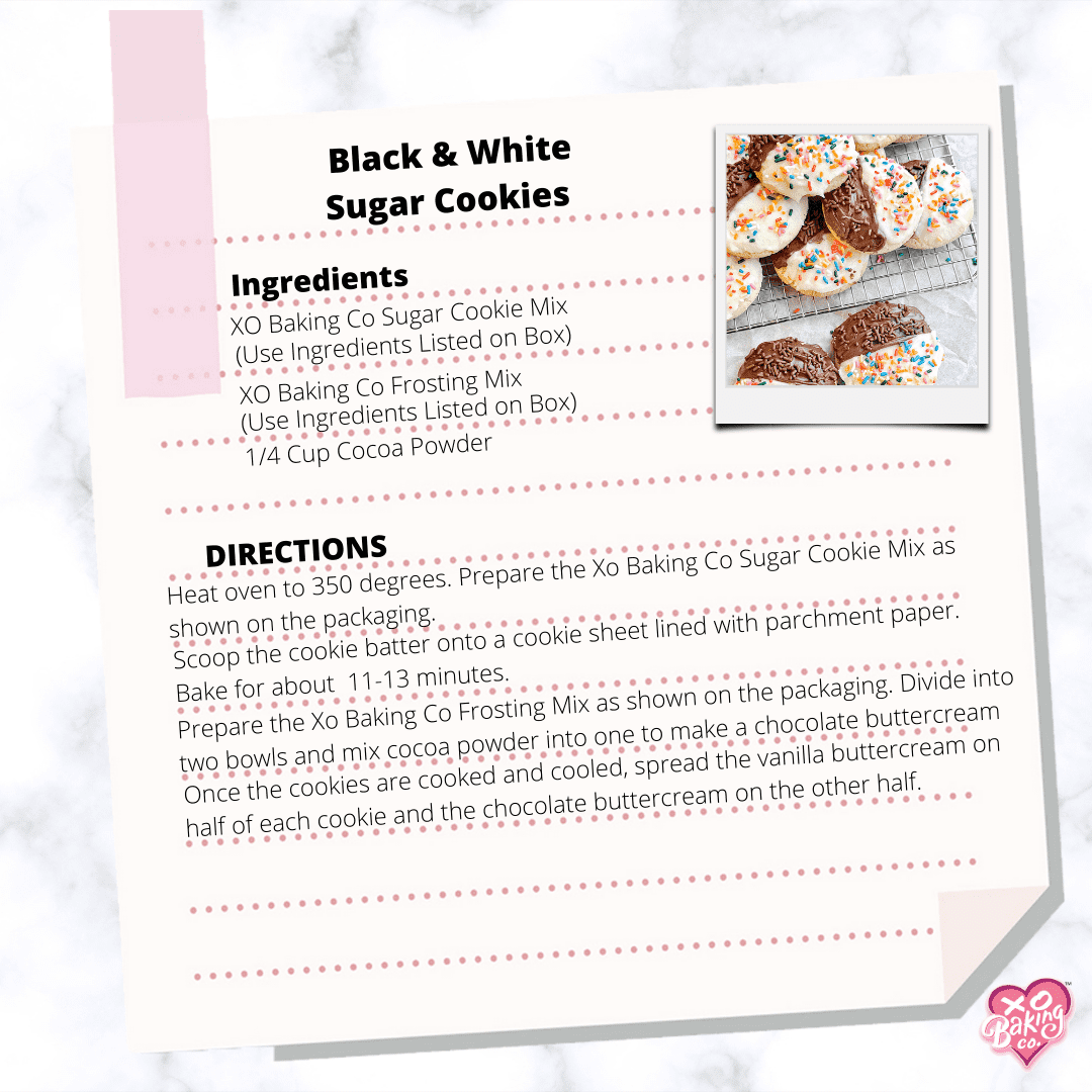 XO Baking Co. Gluten Free Sugar Cookie Gourmet Cookie Mix; Valentine's Day Baking, Non-GMO; Dairy Free; No Preservatives, Artificial Flavors or Colors, 14.4oz