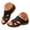 Black, variant on Pandaie Orthopedic Wedge Sandals for Women Summer Casual Open Toe Wide Width Platform Slip on Boho Casual Walking Slippers with Arch Support Black Size 6.5