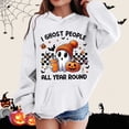 thumbnail image 2 of Little Boys Hoodie for Kids Sweatshirt Pullover Casual Loose Cute Print Long Sleeve Hoodie Casual Basic Pullover ,Size 5-6T , White, 2 of 4