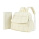 thumbnail image 2 of Bolso cambiador multifuncional para bebé, mochila de viaje pequeña para pañales, bolso de maternidad para mamá y papá, teléfono, biberón, pañal Beige, 2 of 8
