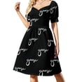thumbnail image 2 of ¡Ahoy, soy pirata! Vestido de manga corta para mujer. Vestido de noche para mujer. Vestidos de fiesta para mujer., 2 of 8