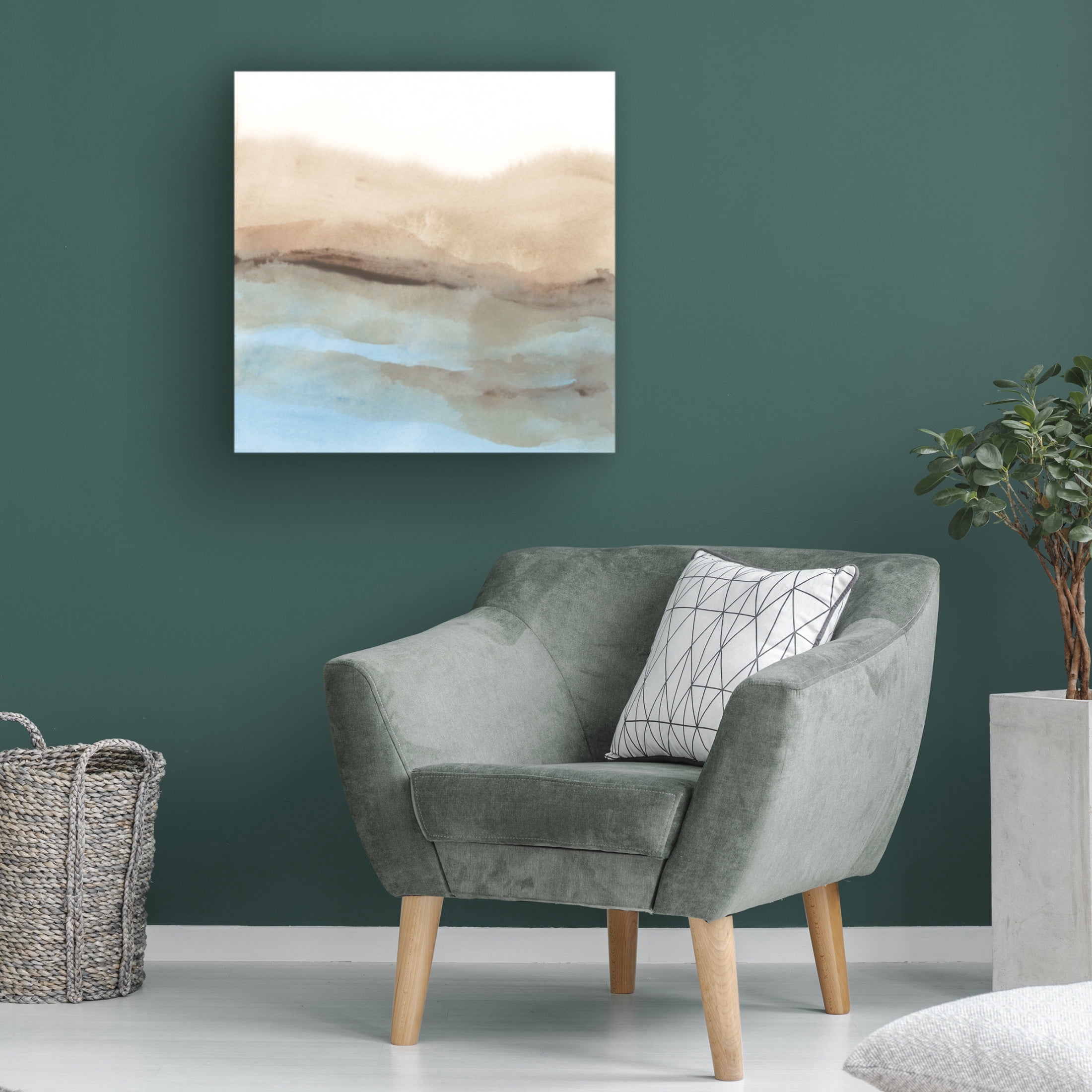 Trademark Fine Art June Erica Vess  Wave Strata I Canvas Wall Art