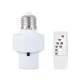 thumbnail image 3 of Ac85-265V E27 Lamp Base Smart LED Lamp Holder with Remote Control, Timer Function & Easy Installation for Bedrooms, Living Rooms & Home Lighting, 3 of 8