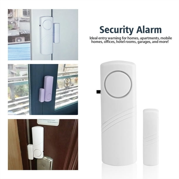 Alarme de porte à distance sans fil, fenêtres ouvertes, capteur de sécurité  magnétique, alarme de porte de piscine pour la sécurité des enfants,  carillon d'entrée, alarme d'appartement 