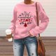 thumbnail image 2 of Sudaderas de Cuello Redondo de Navidad Para Mujer Suéter Estampado Teñido Anudado de Manga Larga Suelto Informal Top Odeerbi ODB191994, 2 of 5