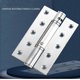 thumbnail image 5 of Door Hinges 2Pcs Stainless Steel Double Opening Spring Hinge Two Way Free Door Fence Automatic Closing Hinge Hinge 4 Inch Single Bomb, 5 of 5