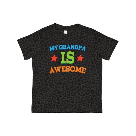 

Inktastic Grandpa is Awesome Gift Toddler Boy or Toddler Girl T-Shirt