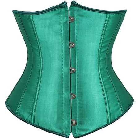 

QWZNDZGR Women s 9427 Lace Up Boned Underbust Waist Trainer Corset