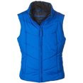 thumbnail image 1 of Aeropostale Womens Solid Chevron Zip Up Puffer Chaleco, Azul, Mediano Aeropostale Chaleco acolchado, 1 of 1