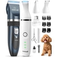 thumbnail image 1 of Kit de cortapelos y recortador de patas para perros oneisall, 2 en 1, inalámbricos, de bajo ruido, para el aseo de mascotas, recortadores de pelo para perros pequeños y grandes, gatos y animales, 1 of 7