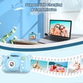thumbnail image 6 of Kids Camera Toy, Cute Dolphin Cartoon Silicone Cover with 1080 HD, Toddler Selfie Digital Video Mini Camera for 3 4 5 6 7 8 9 10 12 Year Old Boys Girls, Christmas & Birthday Gifts, 32GB Card (Pink), 6 of 7