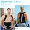 thumbnail image 2 of Corrector de postura para hombres y mujeres – Soporte de espalda para soporte lumbar y vertical – Corrector de espalda transpirable para mejorar la postura y aliviar el dolor de cuello, espalda y homb, 2 of 5