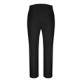 thumbnail image 4 of Chiccall Mens Casual Elastic Waist Pants Drawstring Summer Beach Pant Lightweight Stretch Trouser Black S, 4 of 5