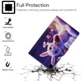 thumbnail image 4 of Allytech for Samsung Galaxy S6 Lite Case 10.4" 2022/2020, Premium PU Leather Folio Stand Shell with Card Slots Holder Auto Sleep Wake Protective Wallet Case for SM-P610/P615/P613/P619, Strawberry Rabb, 4 of 6