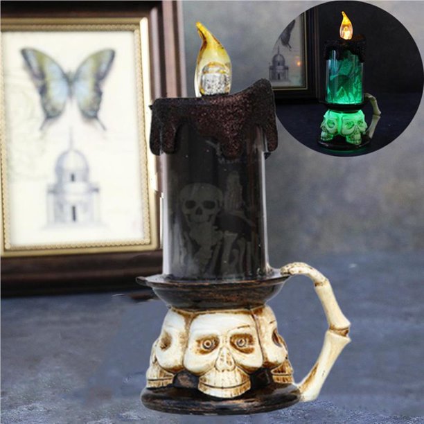 Advancent Halloween Pumpkin Light Festival Party Birthday Glowing Flashing Home Cafe Candle Yard Porch Lamp Dining Decoration Kits de decoración para fiestas No.1 Advancent HA046054-01