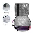 thumbnail image 3 of ALAZA Purple Marble Lunch Box Insulated Lunch Bag Reusable Thermal Cooler Tote School Picnic, 3 of 6