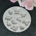 thumbnail image 3 of Christmas Silicone Baking Molds DIY Chocolate Cupcake Cake Decorating Holiday Treats - Flexible Release Safe Material(B), 3 of 6