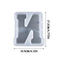 thumbnail image 2 of Molde de gota de pegamento de cristal DIY 26 molde de silicona de joyería de mesa de letras grandes Wmkox2889yii  hfskjfh2882, 2 of 2
