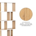 thumbnail image 4 of Librero Relan Simil Madera Color Café Claro con 4 Niveles de Estantes, 4 of 8