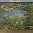 thumbnail image 6 of Ambesonne Nature Place Mats Set of 4, Snowy Mountain Lake, Standard Size, Multicolor, 6 of 6