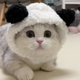 thumbnail image 4 of Cute Pet Headband Hat Pet Headband Photo Prop For Pets Adjustable Soft Plush Pet Cat Headband, 4 of 8